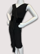 Girl's Bodycon Front Ruffle Dress
