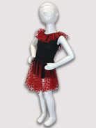 Girl's Red Polka Dot Ruffle Dress