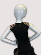 Girl's Tan Polka Dot Leotard