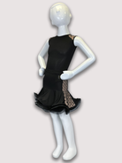 Girl's Tan Polka Dot Ruffle Skirt